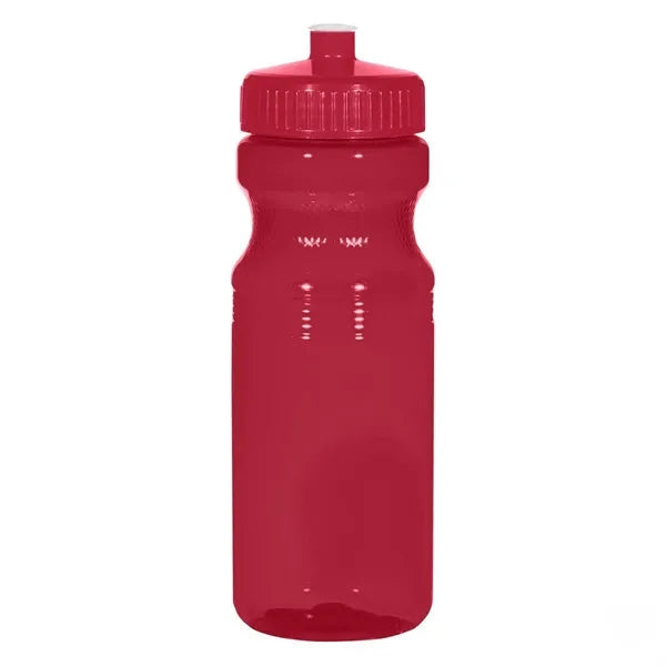 25 Oz Translucent Bike Bottle W/ Lid