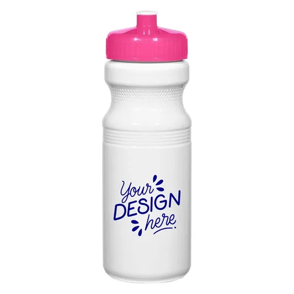 25 Oz Translucent Bike Bottle W/ Lid