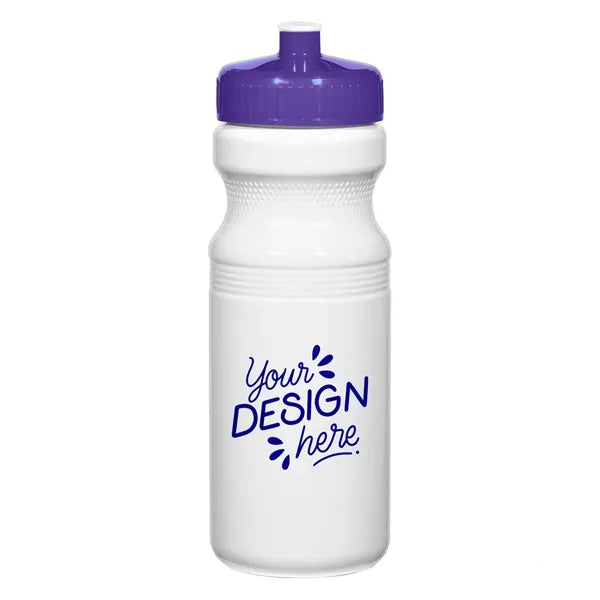 25 Oz Translucent Bike Bottle W/ Lid