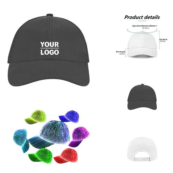 LED Outdoor Lighted Baseball Cap