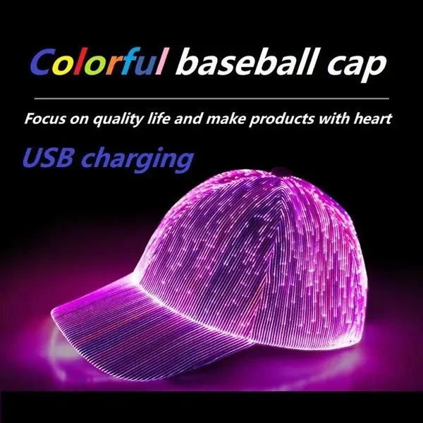 LED Outdoor Lighted Baseball Cap