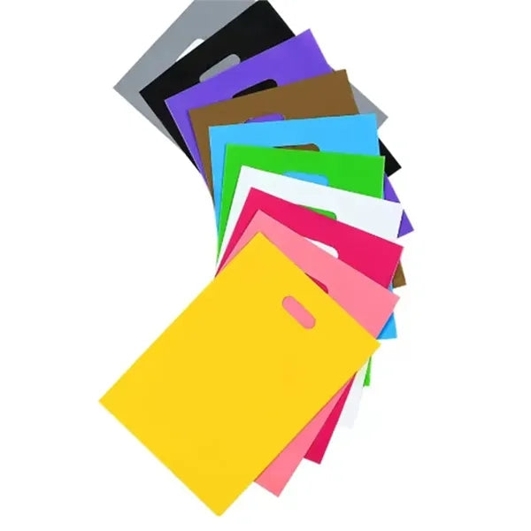 Die Cut Plastic Retail Merchandise Bag