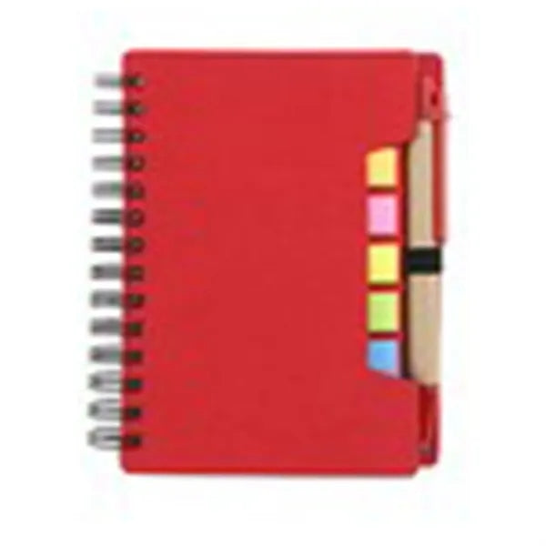 Spiral Notepad w/ Pen & Sticky Flags