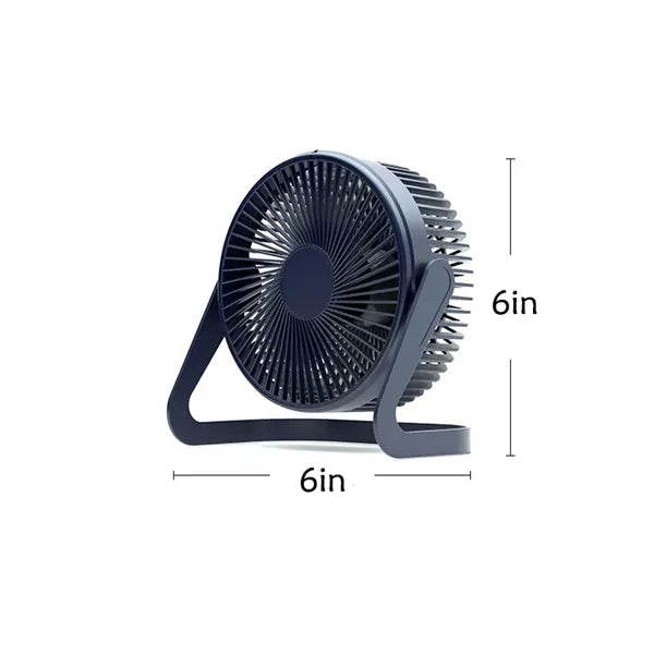 ABS Desktop 360 Rotate Airflow Quiet Cooling USB Mini Fan