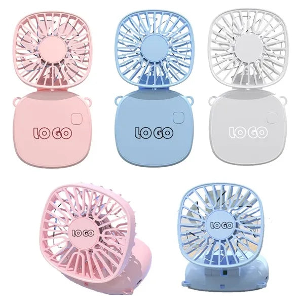 ABS Mini Quiet Handheld Personal Foldable USB Neck Fan