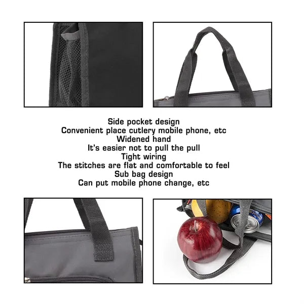 Oxford Fabric Precision Portable Insulated Leak Proof Lunch