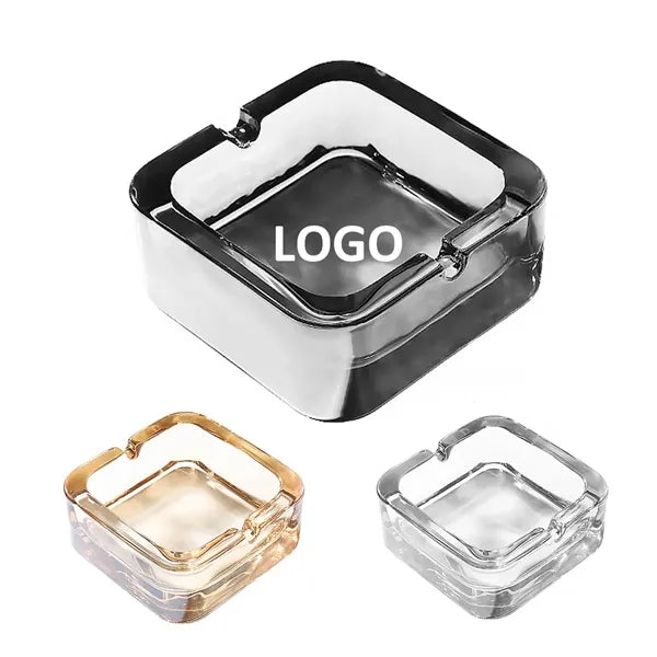Clear Lead-free Glass Ashtray