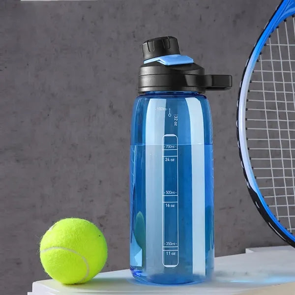 34oz Multi-color Tritan Water Bottle, Rotated/Pop-up Lid