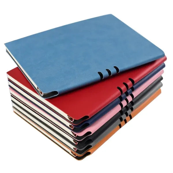 A5 Soft Touch Journal with Pen Holder