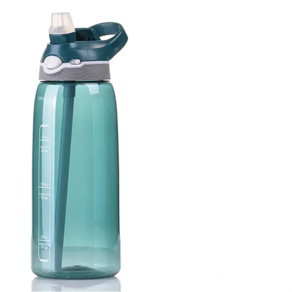 34oz Multi-color Tritan Water Bottle, Rotated/Pop-up Lid