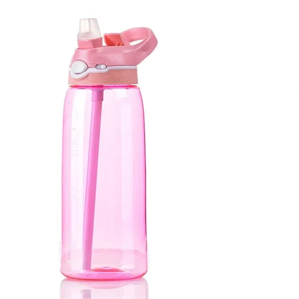 34oz Multi-color Tritan Water Bottle, Rotated/Pop-up Lid