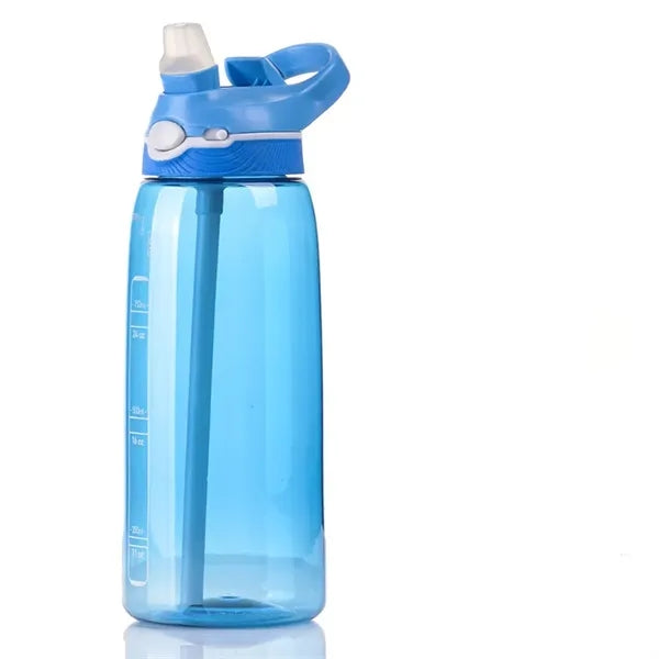 34oz Multi-color Tritan Water Bottle, Rotated/Pop-up Lid