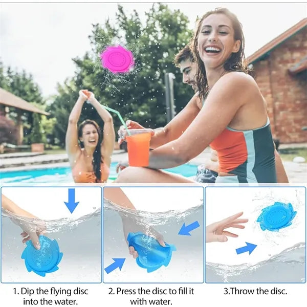 Silicone Water Throwing Splashing Disc