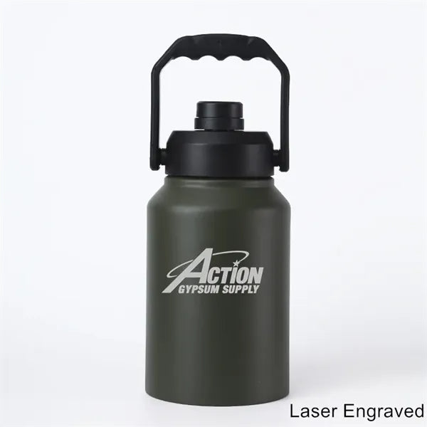 2 L Double Wall Vacuum Insulated Bottle with Carry Handle