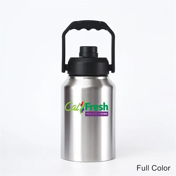 2 L Double Wall Vacuum Insulated Bottle with Carry Handle