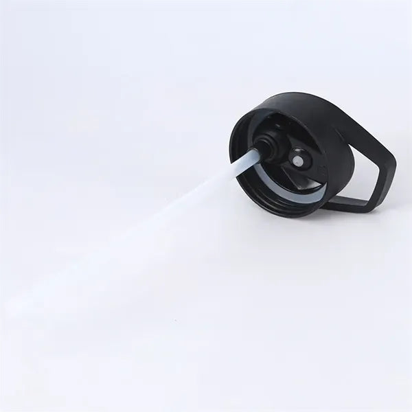 24 oz Plastic Water Bottle with Flip Top Cap and Straw