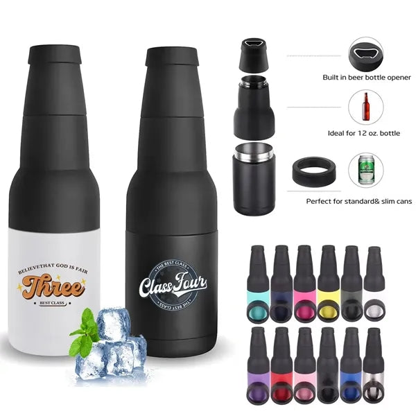 3-IN-1 12Oz Vacuum Insulated Can Cooler