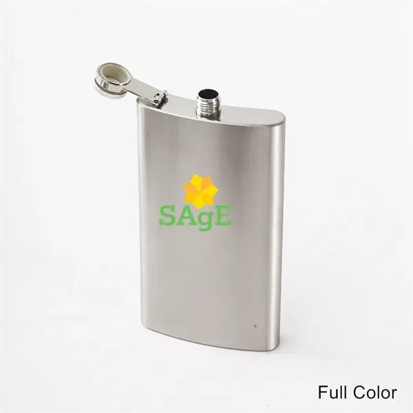 8 and 12 oz Stainless Steel Hip Flask Alcohol Bottle