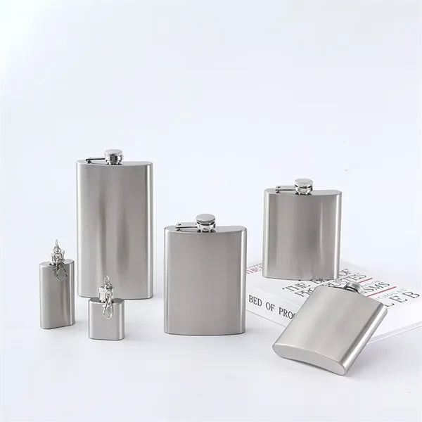 8 and 12 oz Stainless Steel Hip Flask Alcohol Bottle