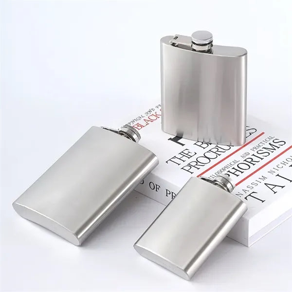8 and 12 oz Stainless Steel Hip Flask Alcohol Bottle