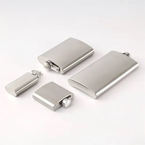 8 and 12 oz Stainless Steel Hip Flask Alcohol Bottle