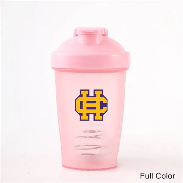 13.5 oz Shaker Bottle with Stainless Steel Whisk Ball