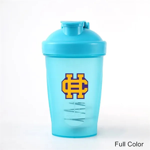 13.5 oz Shaker Bottle with Stainless Steel Whisk Ball