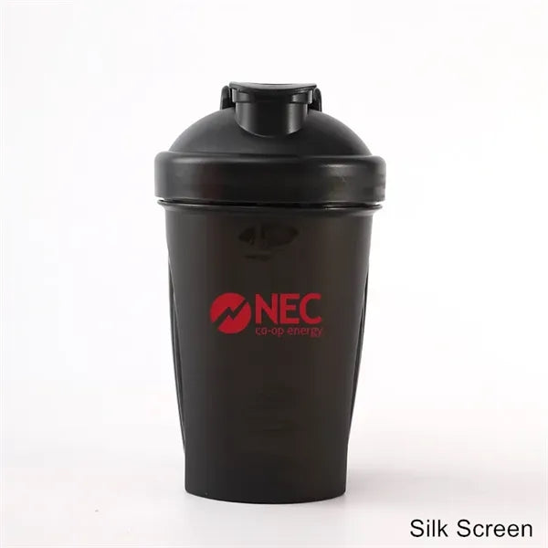 13.5 oz Shaker Bottle with Stainless Steel Whisk Ball