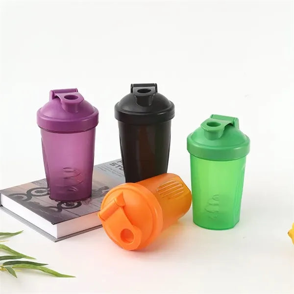 13.5 oz Shaker Bottle with Stainless Steel Whisk Ball