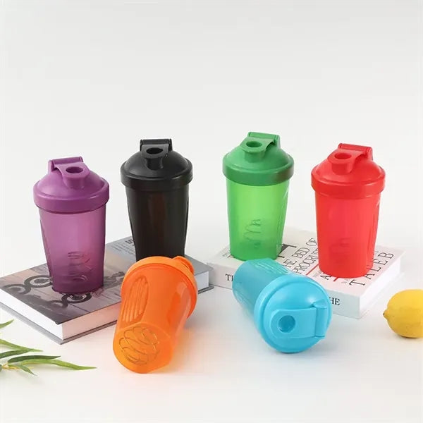 13.5 oz Shaker Bottle with Stainless Steel Whisk Ball