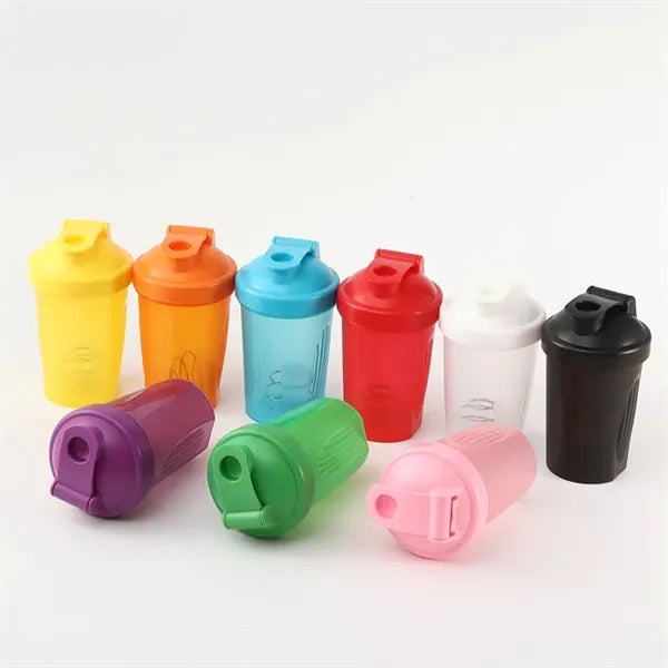 13.5 oz Shaker Bottle with Stainless Steel Whisk Ball