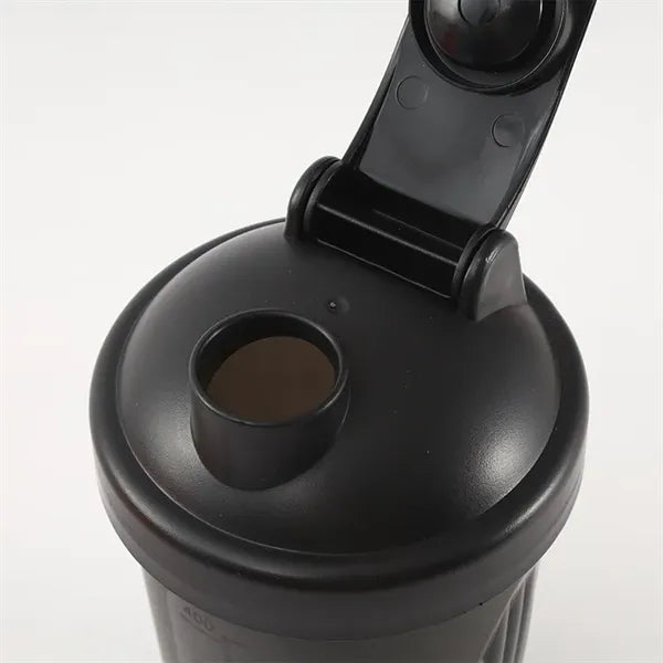 13.5 oz Shaker Bottle with Stainless Steel Whisk Ball
