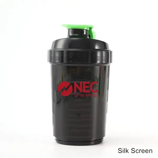 17 oz Pre Workout Protein Shaker with Powder Storage