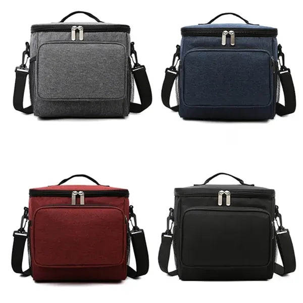 Eco-Friendly 600D Oxford Insulated Cooler Bag Lunch Box