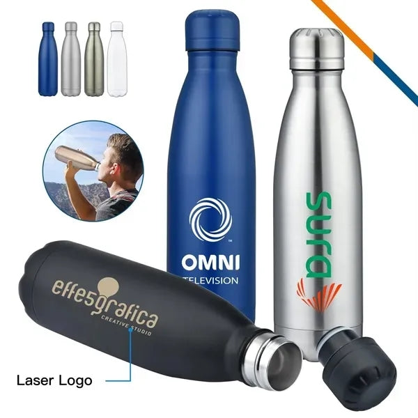 Stainless Steel Water Bottle - 17 OZ.