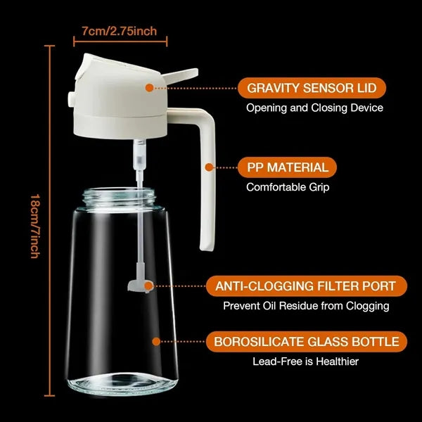 Oil Sprayer for Cooking OilDispenser Bottle for Kitchen