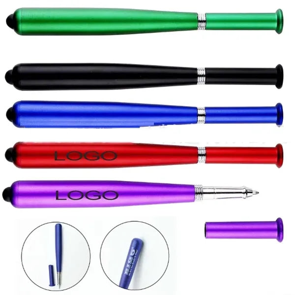 Baseball Bat Stylus Ballpoint Pen