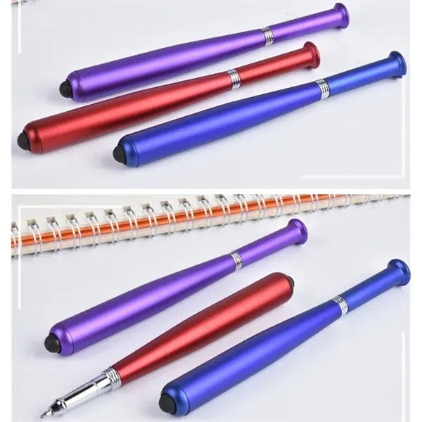 Baseball Bat Stylus Ballpoint Pen