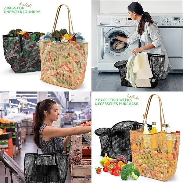 Beach Mesh Tote Bag