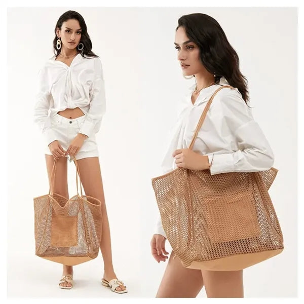 Beach Mesh Tote Bag