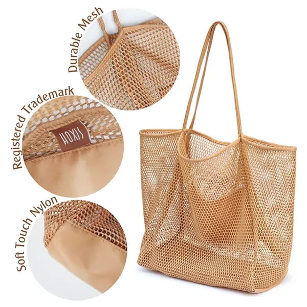 Beach Mesh Tote Bag