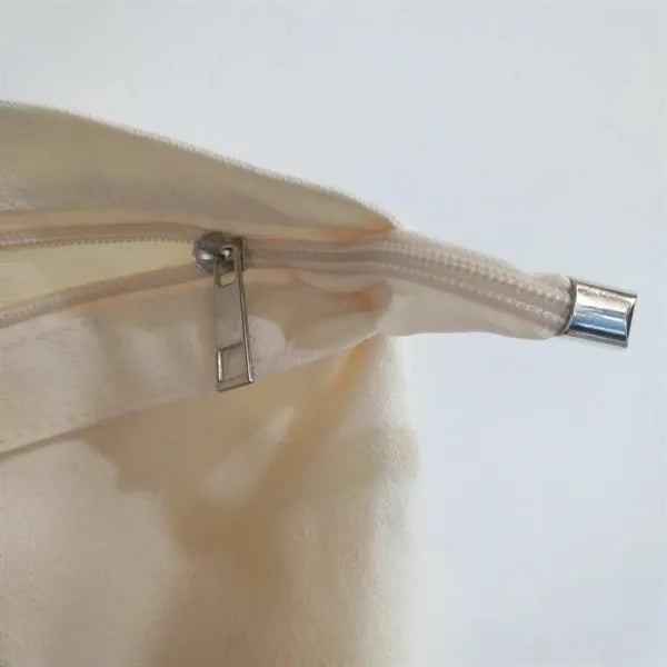 Zippered Canvas Tote Bag