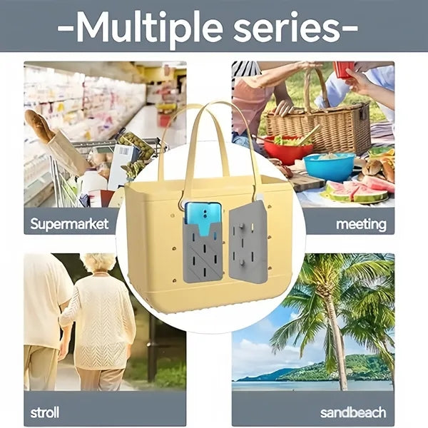 Silicone Phone Holder Bag Carabiner Inserts Accessories