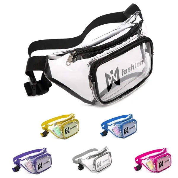 Clear fanny pack Waterproof with Adjustable
