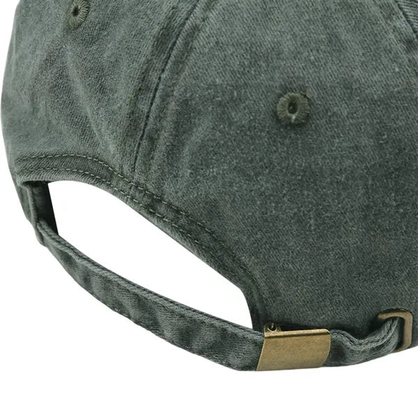 Adjustable 6 Panels Cotton Baseball Cap Dad Hat