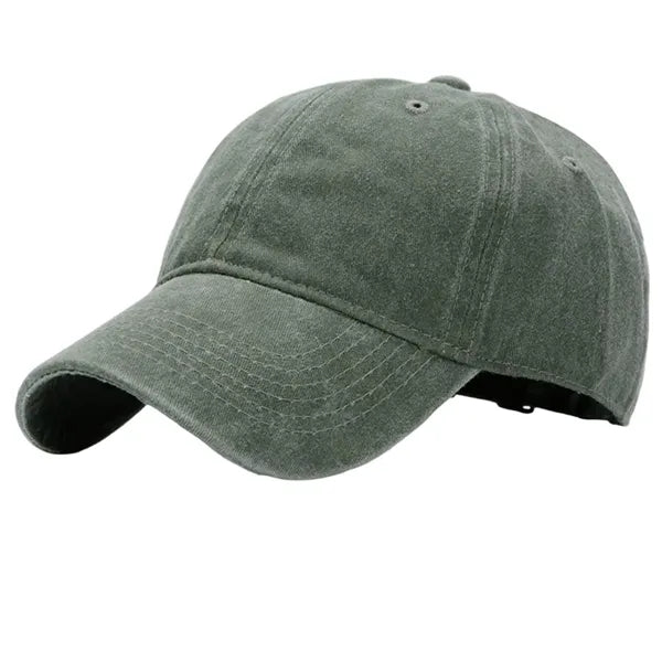 Adjustable 6 Panels Cotton Baseball Cap Dad Hat