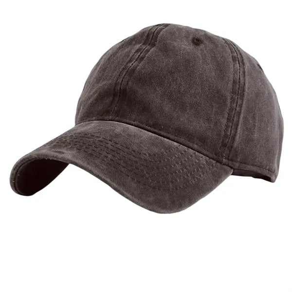 Adjustable 6 Panels Cotton Baseball Cap Dad Hat