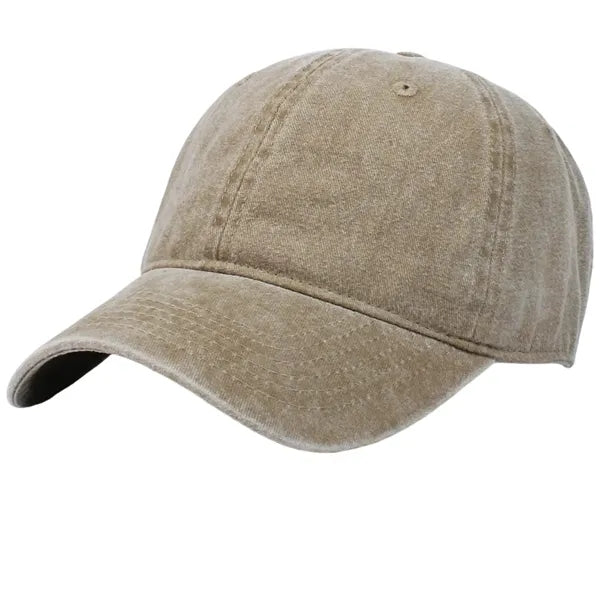 Adjustable 6 Panels Cotton Baseball Cap Dad Hat