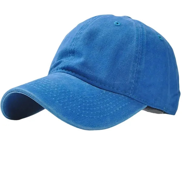 Adjustable 6 Panels Cotton Baseball Cap Dad Hat