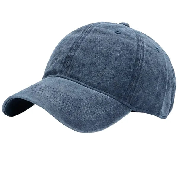 Adjustable 6 Panels Cotton Baseball Cap Dad Hat